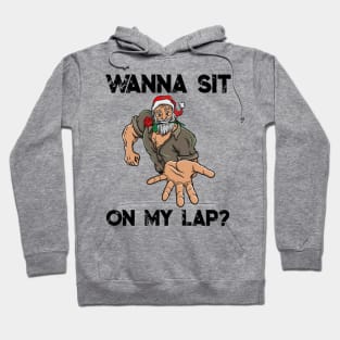 Macho Santa Claus Lewd Christmas Funny Vulgar Filthy Gift Hoodie